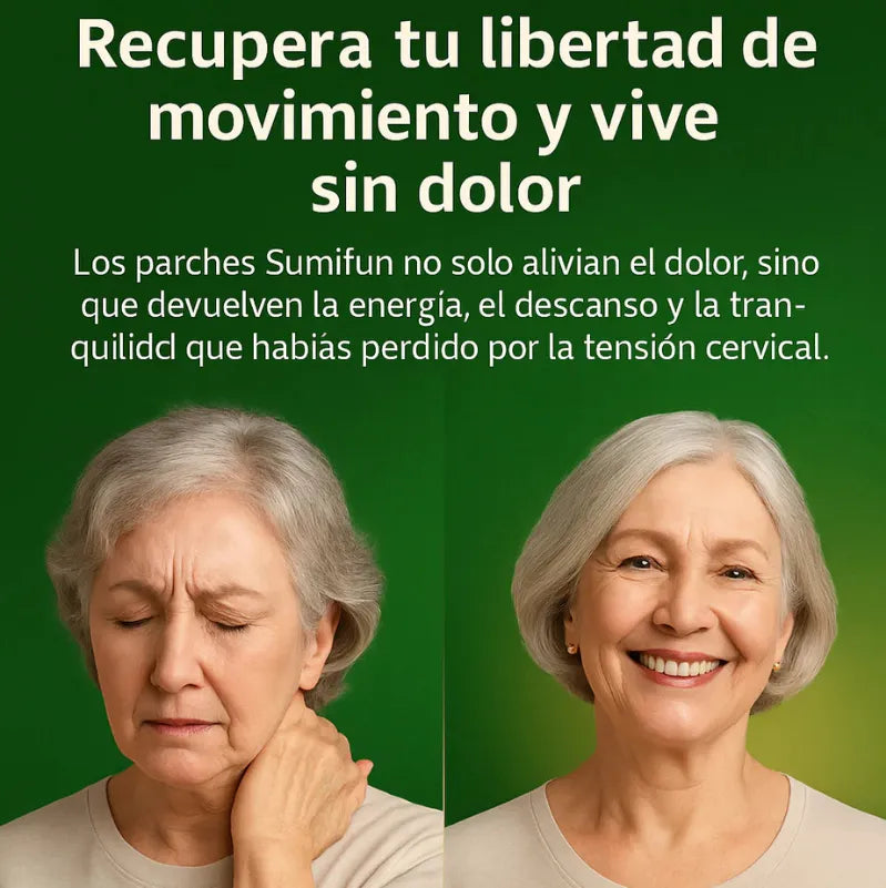 PACK 10 PARCHES PARA CUELLO CERVICAL - Alivio natural y efectivo