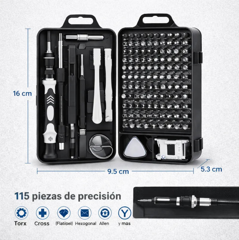 FIX PRO MASTER Kit todo en uno para reparar dispositivos electrónicos con la máxima precisión