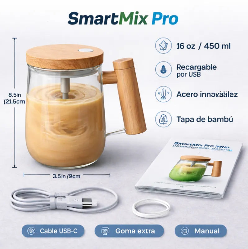 SMARTMIX PRO™ Mezcla tus bebidas al instante sin esfuerzo ni cucharas