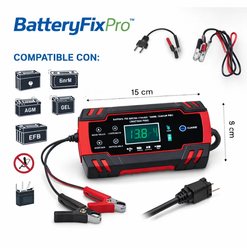 BATTERY FIX PRO™ Recupera y prolonga la vida de tu batería sin cambiarla