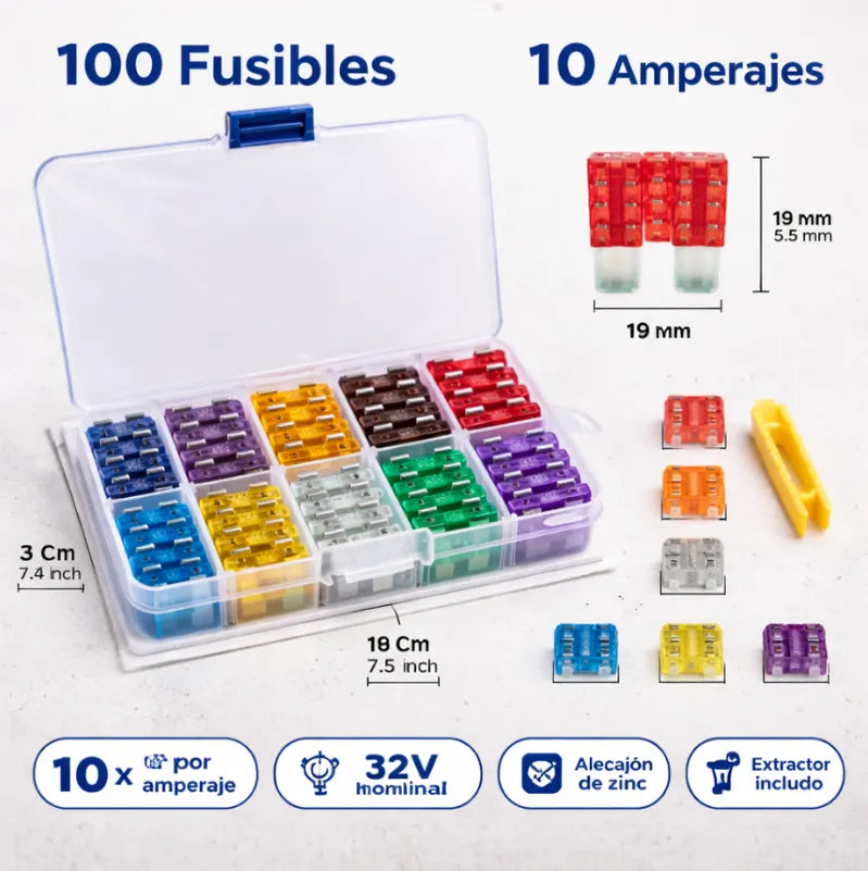 KIT FUSIBLES DRIVE SECURE PRO Mantén tu auto operativo y protegido en cada trayecto