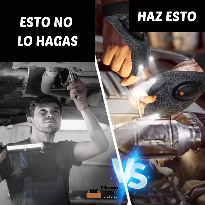 GUANTES CON LUZ LED