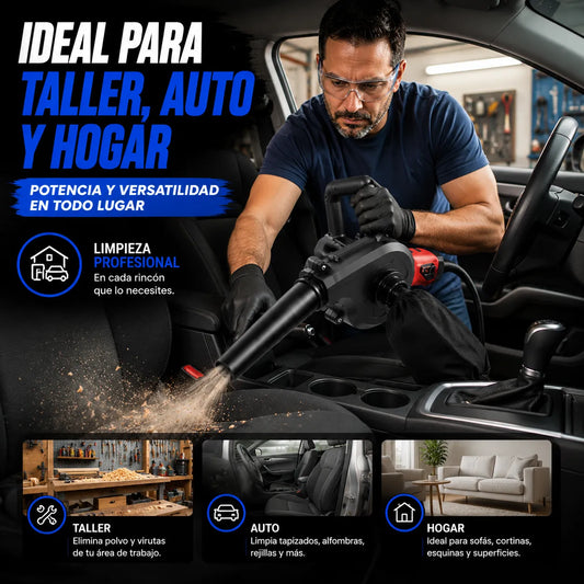 ADAPTADOR TURBO AIR transforma tu esmeril en una potente aspiradora y sopladora profesional