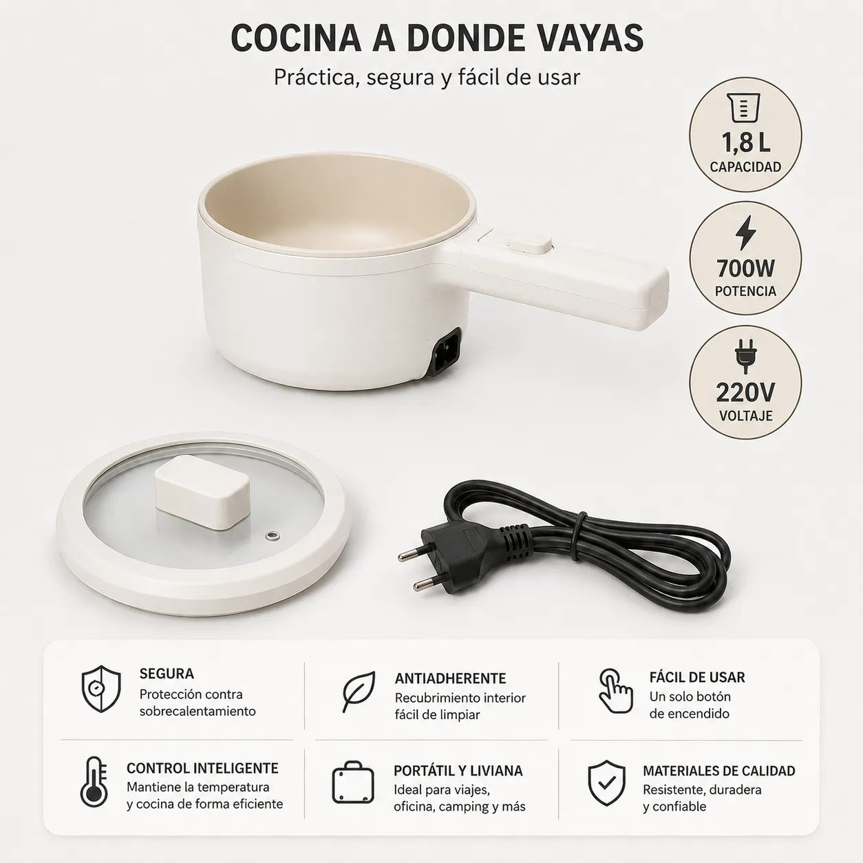 OLLA WORK MEAL PRO Come caliente y mejor donde estés