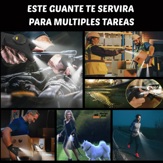 GUANTE CON LUZ LED
