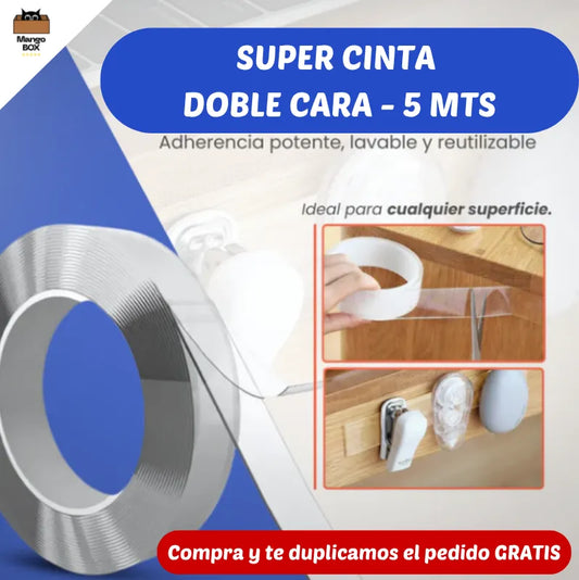 SUPER CINTA DOBLE CARA - 5 MTS