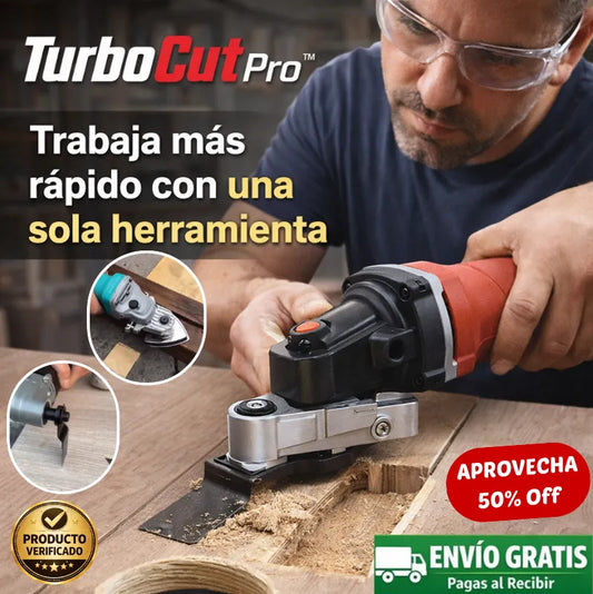 TURBOCUT PRO™ Convierte tu esmeril en una herramienta rápida y multifuncional