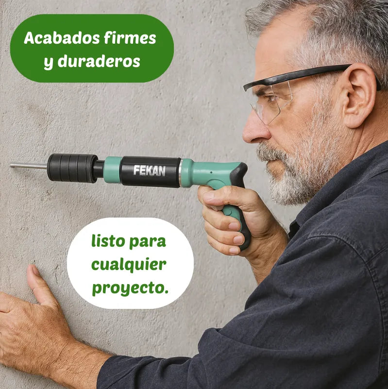 PISTOLA DE CLAVOS REMACHADORA Clava y fija con precisión en segundos, ¡sin complicaciones!