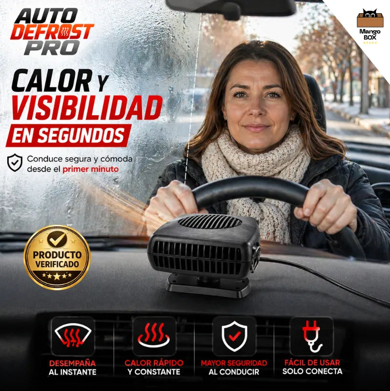 AUTO DEFROST PRO Desempaña y calienta tu auto al instante sin esperar