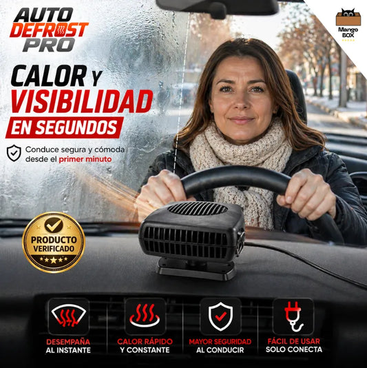 AUTO DEFROST PRO Desempaña y calienta tu auto al instante sin esperar