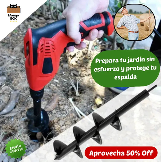 BROCA JARDINERA PRO Perfora fácil, planta rápido, disfruta más