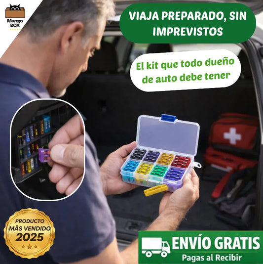 KIT FUSIBLES DRIVE SECURE PRO Mantén tu auto operativo y protegido en cada trayecto