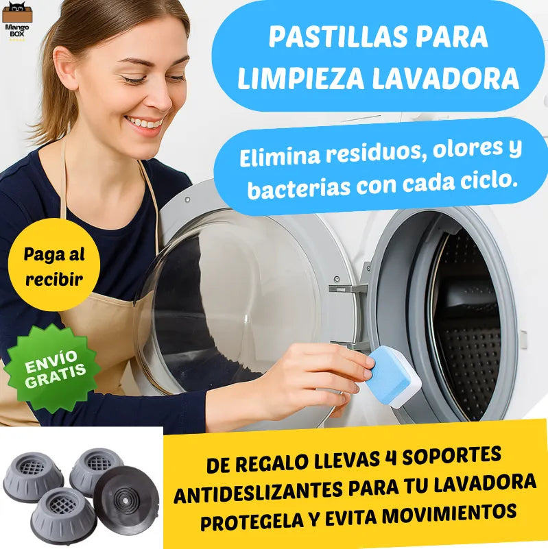 SET DE 36 PASTILLAS PARA LIMPIEZA LAVADORA