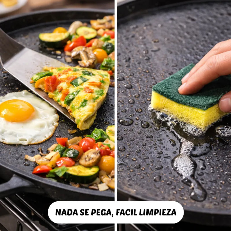 DISCO CHEFSY Plancha parrillera para cocinar y compartir
