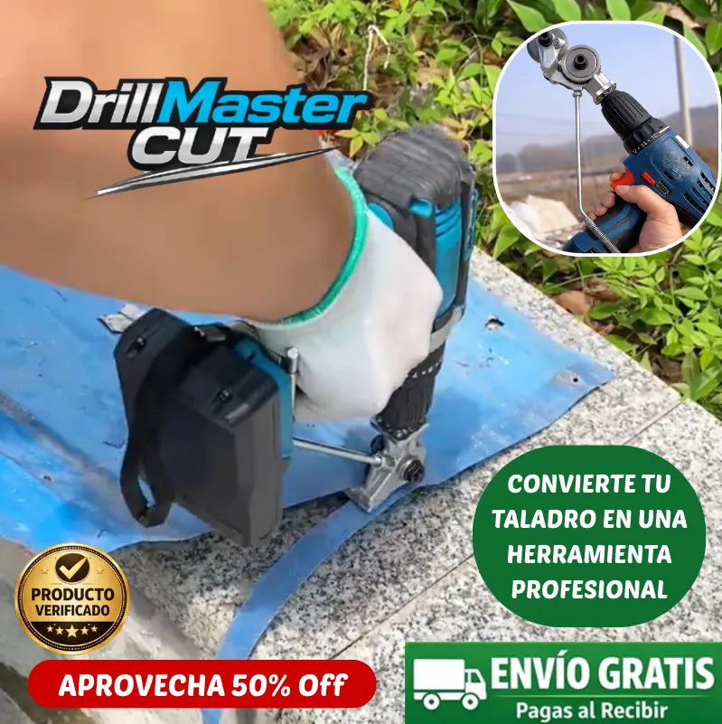 DRILL MASTER CUT Precisión profesional en cortes de metal desde tu taladro