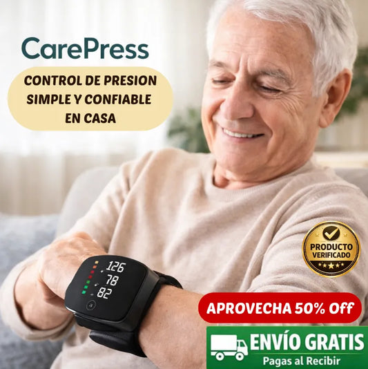 CARE PRESS Controla tu presión en casa de forma simple y confiable