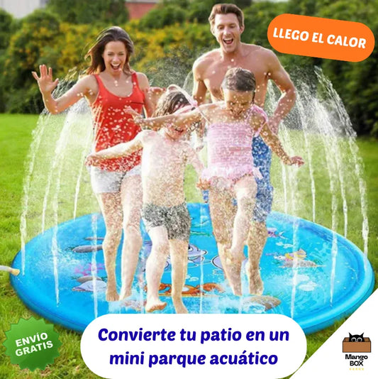 ALFOMBRA SPLASH FAMILY  Diversión segura y refrescante para toda la familia
