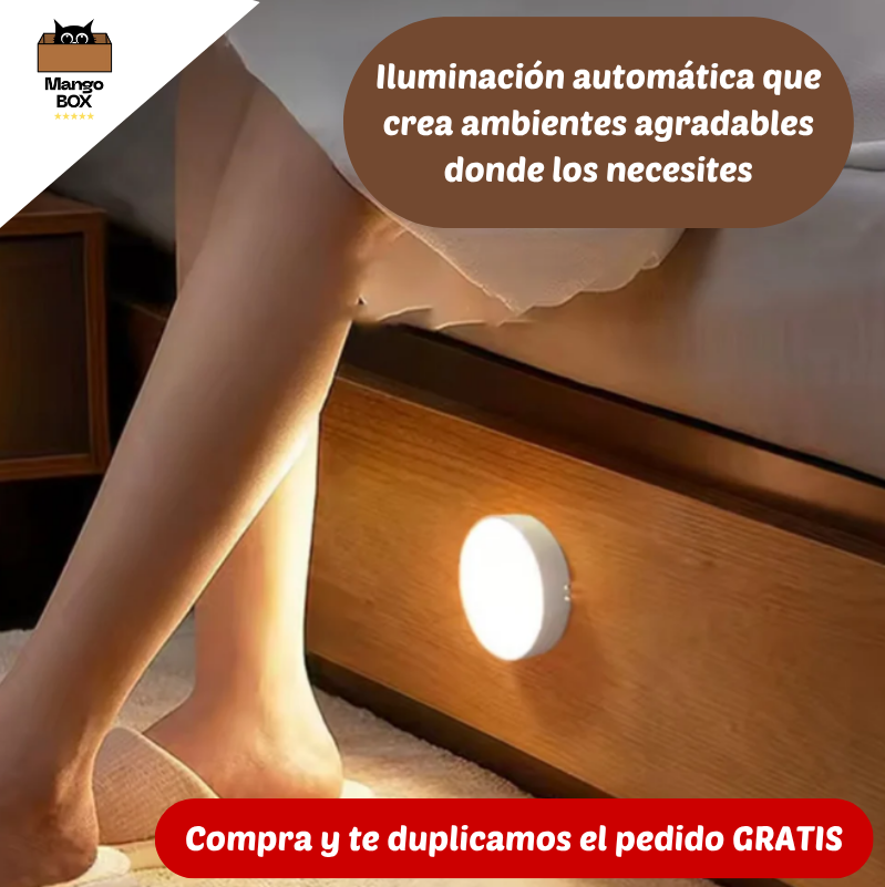 PACK DE 3 LUCES LED CON SENSOR RECARGABLES