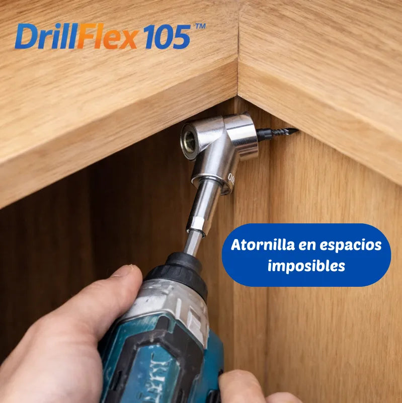 DRILL FLEX 105™ Convierte tu taladro en una herramienta para espacios difíciles