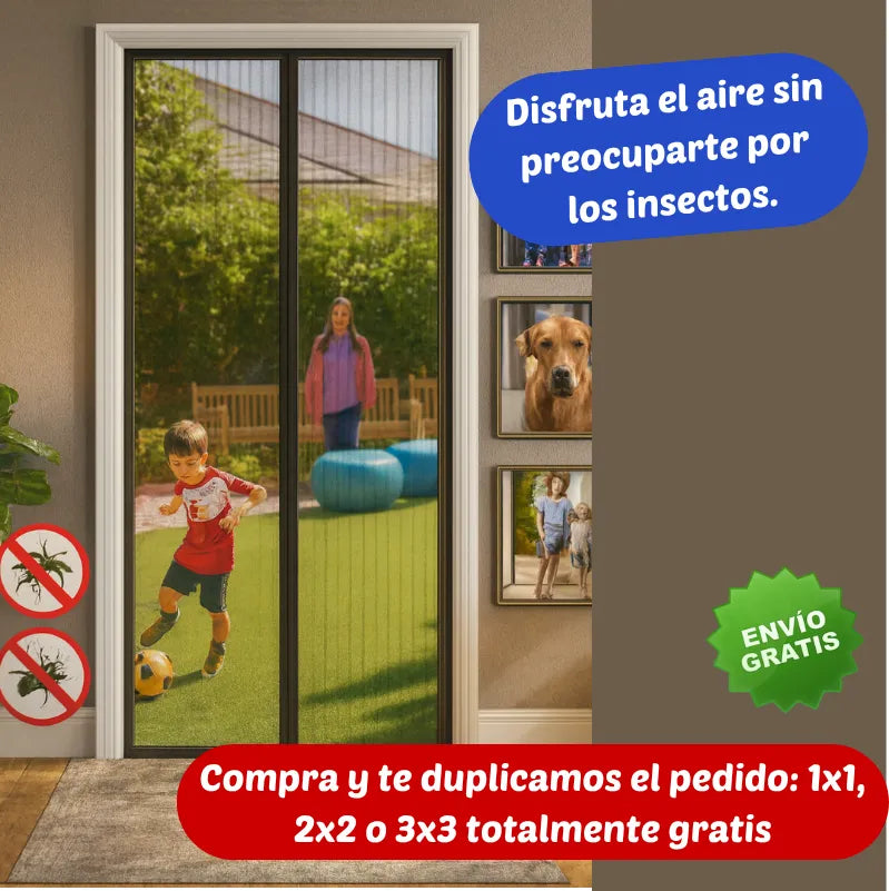 MALLA ANTI MOSQUITOS PARA PUERTAS