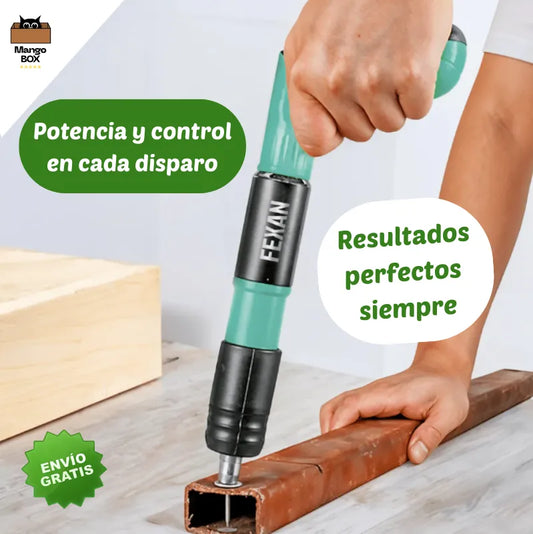 PISTOLA DE CLAVOS REMACHADORA Clava y fija con precisión en segundos, ¡sin complicaciones!