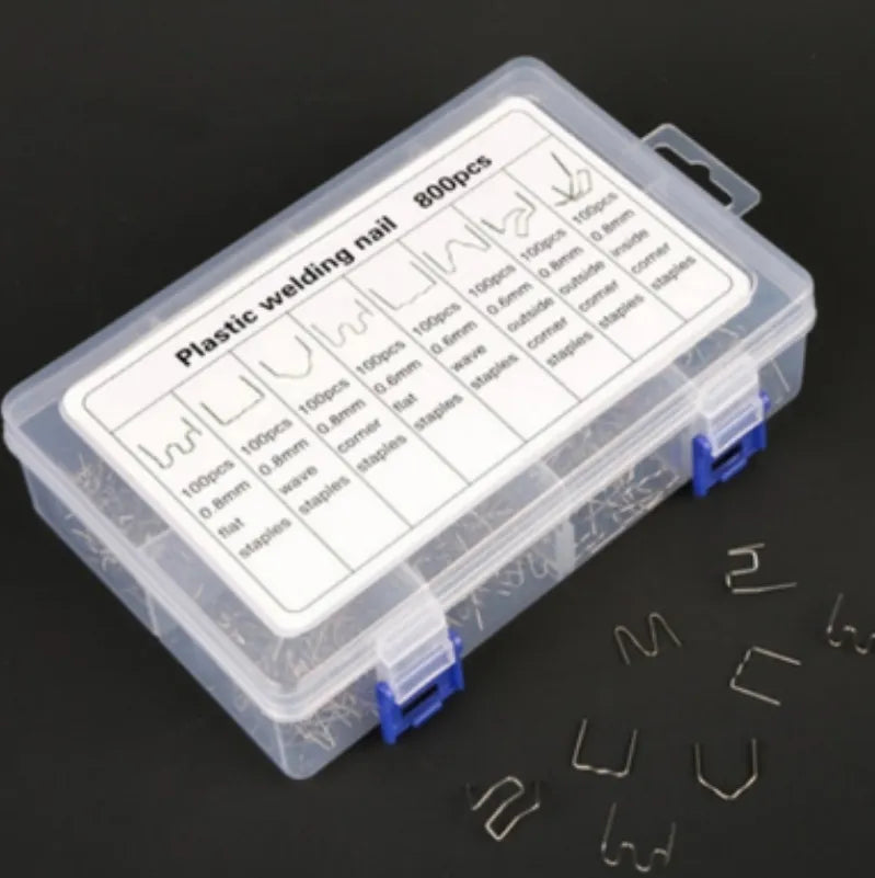 GRAPAS PARA SOLDAR PLASTICO - 800 piezas