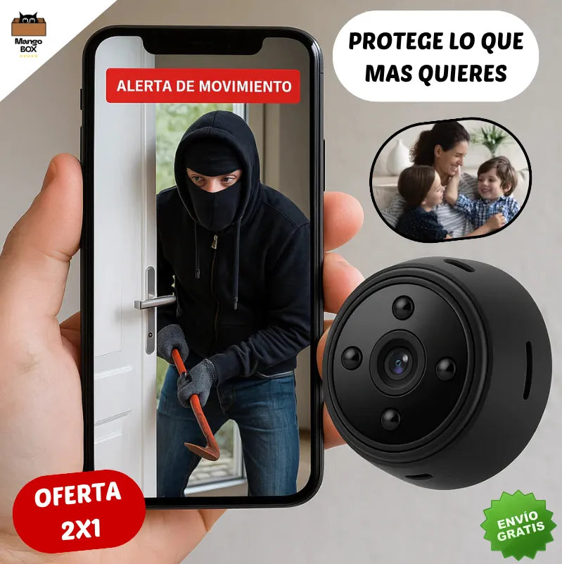 MINI CAMARA ESPIA Mantén un ojo en lo que más importa, día y noche.