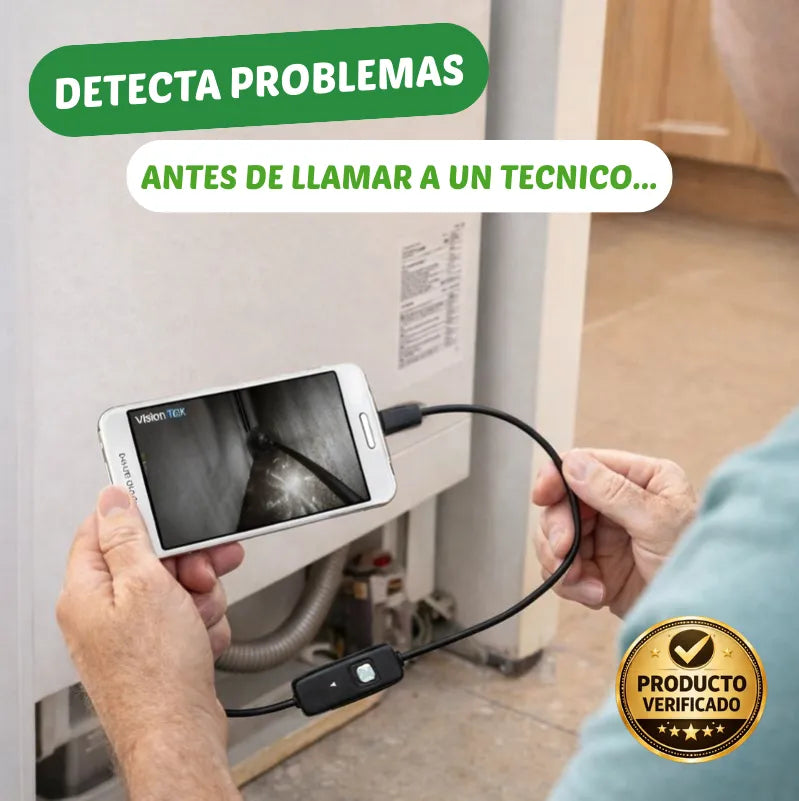 VISION TEK HOME Revisa tuberías y espacios difíciles desde tu celular