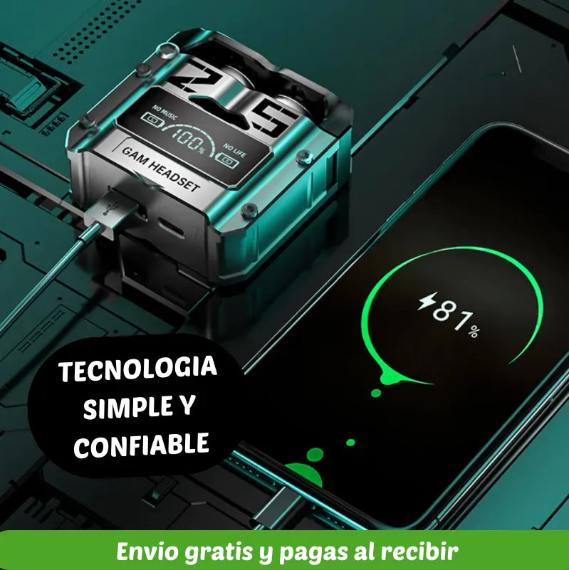 Auriculares AUDIX TWS M25 Sonido Envolvente con Tecnología Simple y Confiable