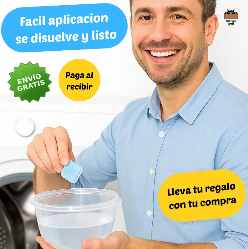 SET DE 36 PASTILLAS PARA LIMPIEZA LAVADORA