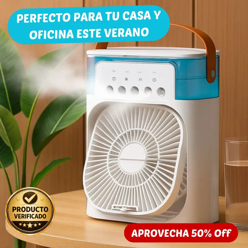 MINI CLIMA FRESH Ventila, humidifica y refresca tu espacio al instante