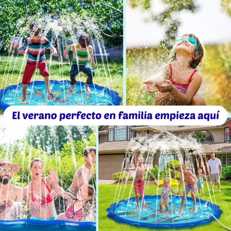 ALFOMBRA SPLASH FAMILY  Diversión segura y refrescante para toda la familia