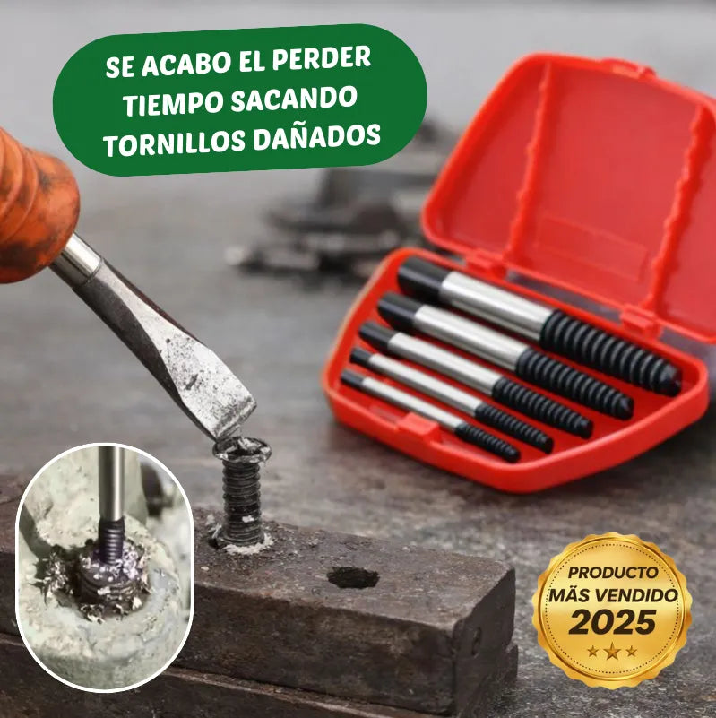 EXTRACT FIX MASTER Retira tornillos y pernos dañados en pocos minutos