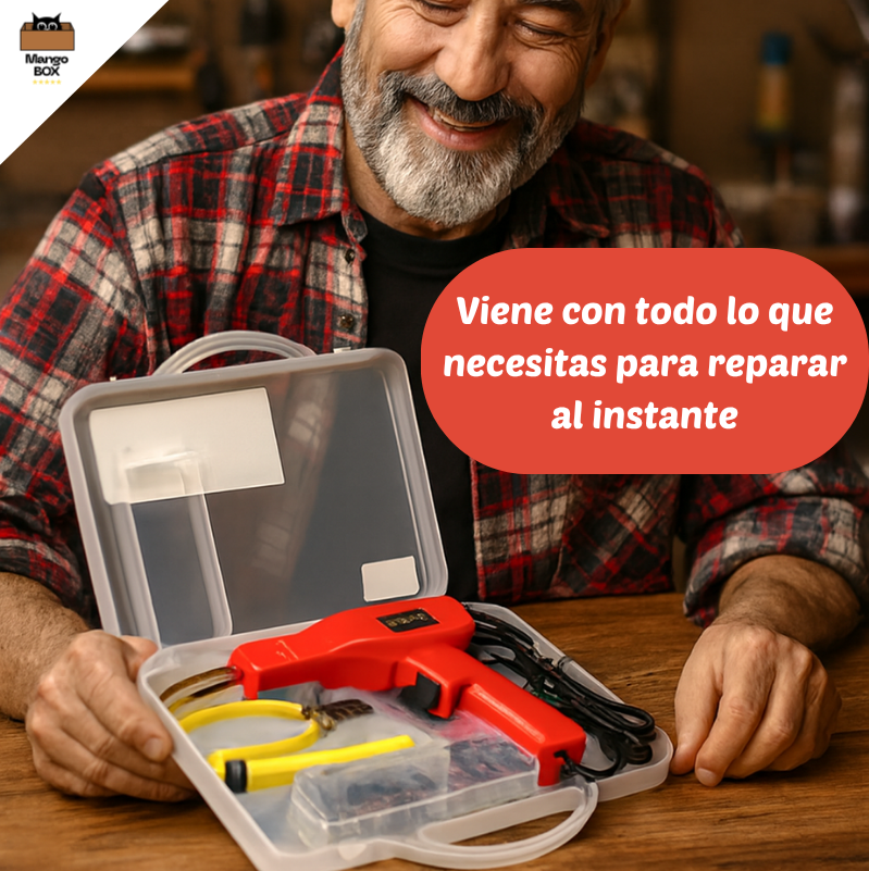 PISTOLA SOLDADORA GRAPADORA PARA PLASTICO