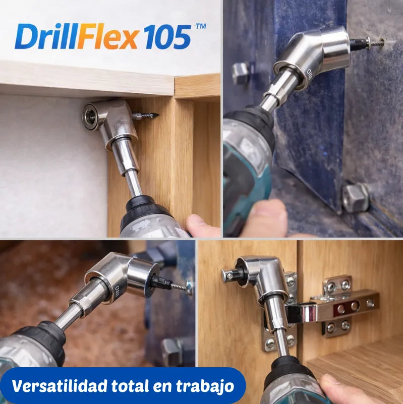 DRILL FLEX 105™ Convierte tu taladro en una herramienta para espacios difíciles
