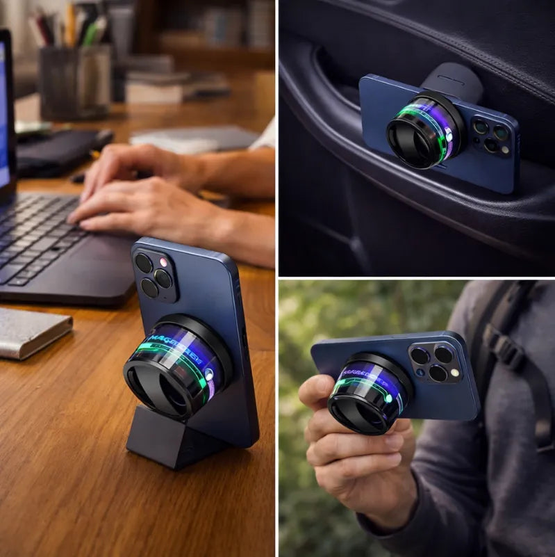 MAGBOOM PRO Sonido potente que se acopla a tu celular al instante