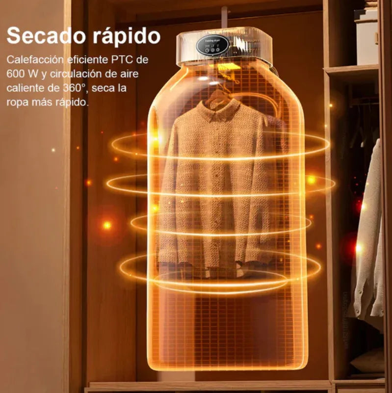 TURBO SECADO PRO™ Olvídate de la humedad y seca tu ropa en poco tiempo donde quieras