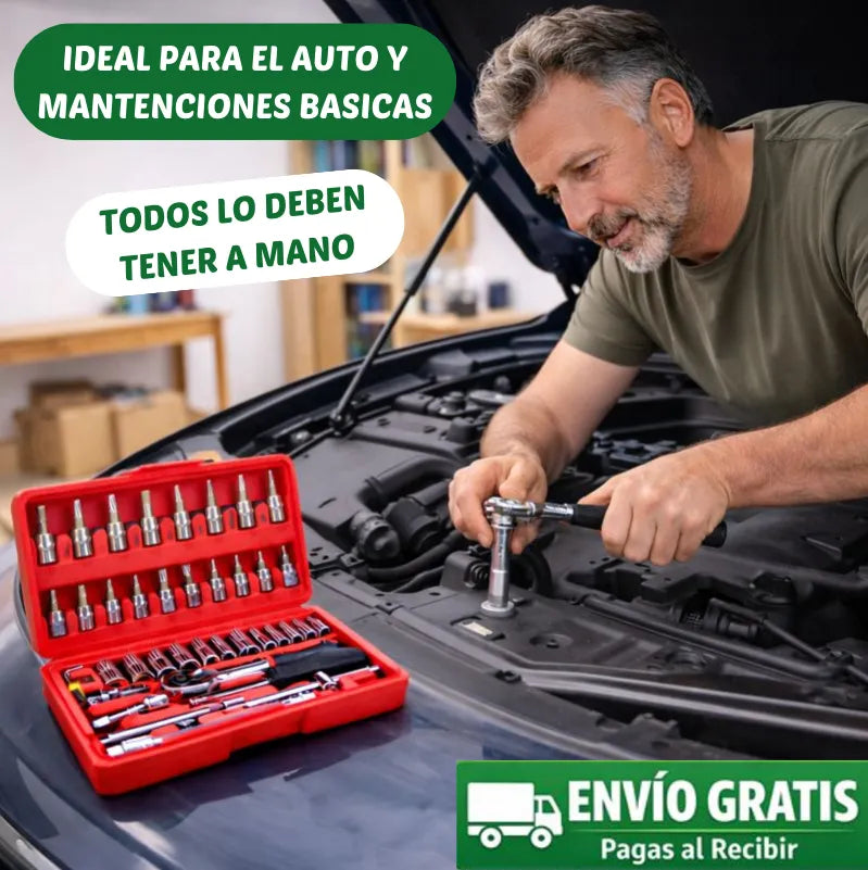 AUTOFIX MASTER Kit de 46 piezas que te permite resolver ajustes sin ser experto