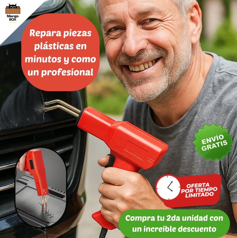 PISTOLA SOLDADORA GRAPADORA PARA PLASTICO