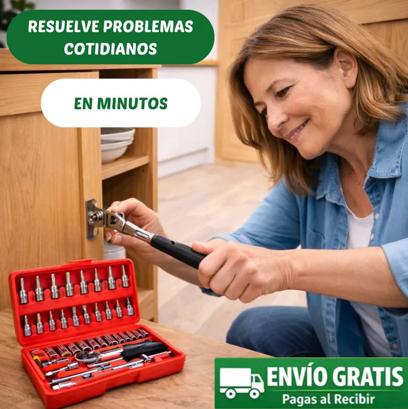 AUTOFIX MASTER Kit de 46 piezas que te permite resolver ajustes sin ser experto