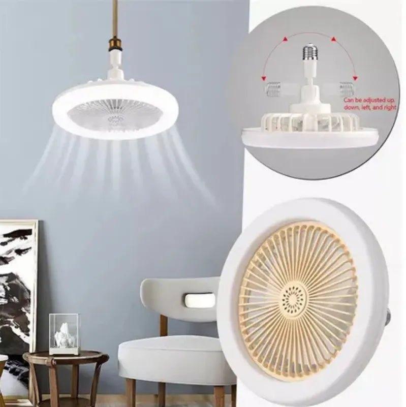 LAMPARA VENTILADOR INTELIGENTE Ambiente fresco e iluminado en tu hogar