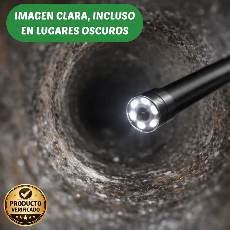 VISION TEK HOME Revisa tuberías y espacios difíciles desde tu celular