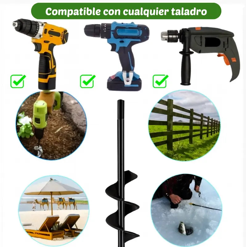 BROCA JARDINERA PRO Perfora fácil, planta rápido, disfruta más