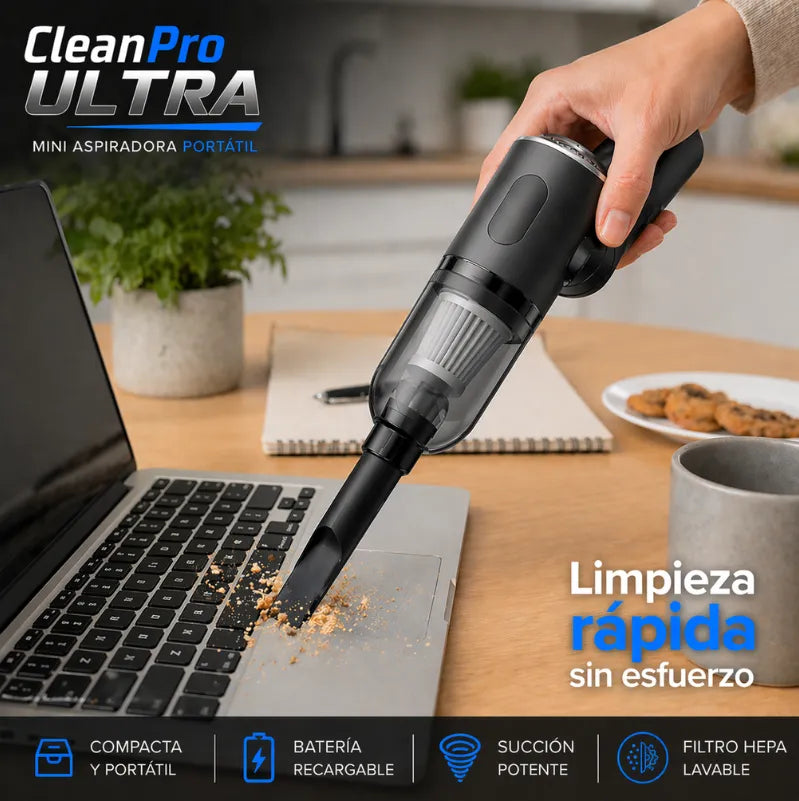 CLEAN PRO ULTRA™ Limpieza profunda en espacios difíciles para un hogar más sano