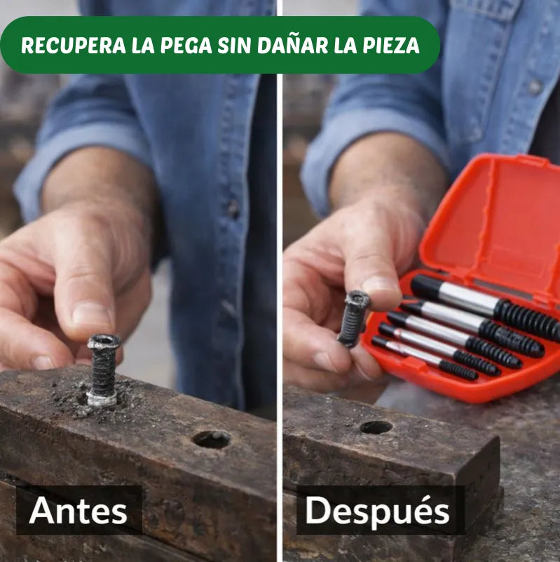 EXTRACT FIX MASTER Retira tornillos y pernos dañados en pocos minutos