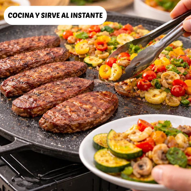 DISCO CHEFSY Plancha parrillera para cocinar y compartir