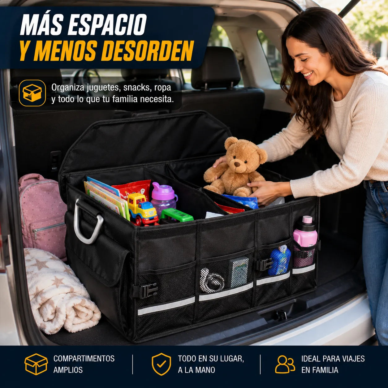 CAJA MALETERO FAMILYBOX Viaja con todo ordenado y fácil de encontrar