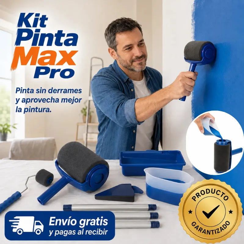 KIT PINTA MAX PRO   Pinta sin derrames y aprovecha mejor la pintura