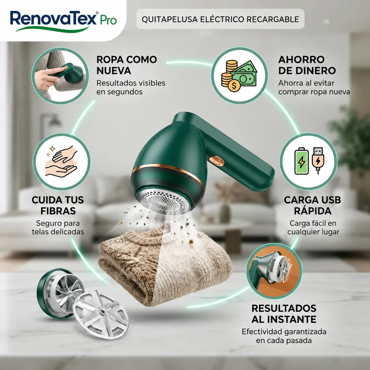 REMOVEDOR RENOVATEX PRO   Devuelve a tu ropa una apariencia limpia y renovada