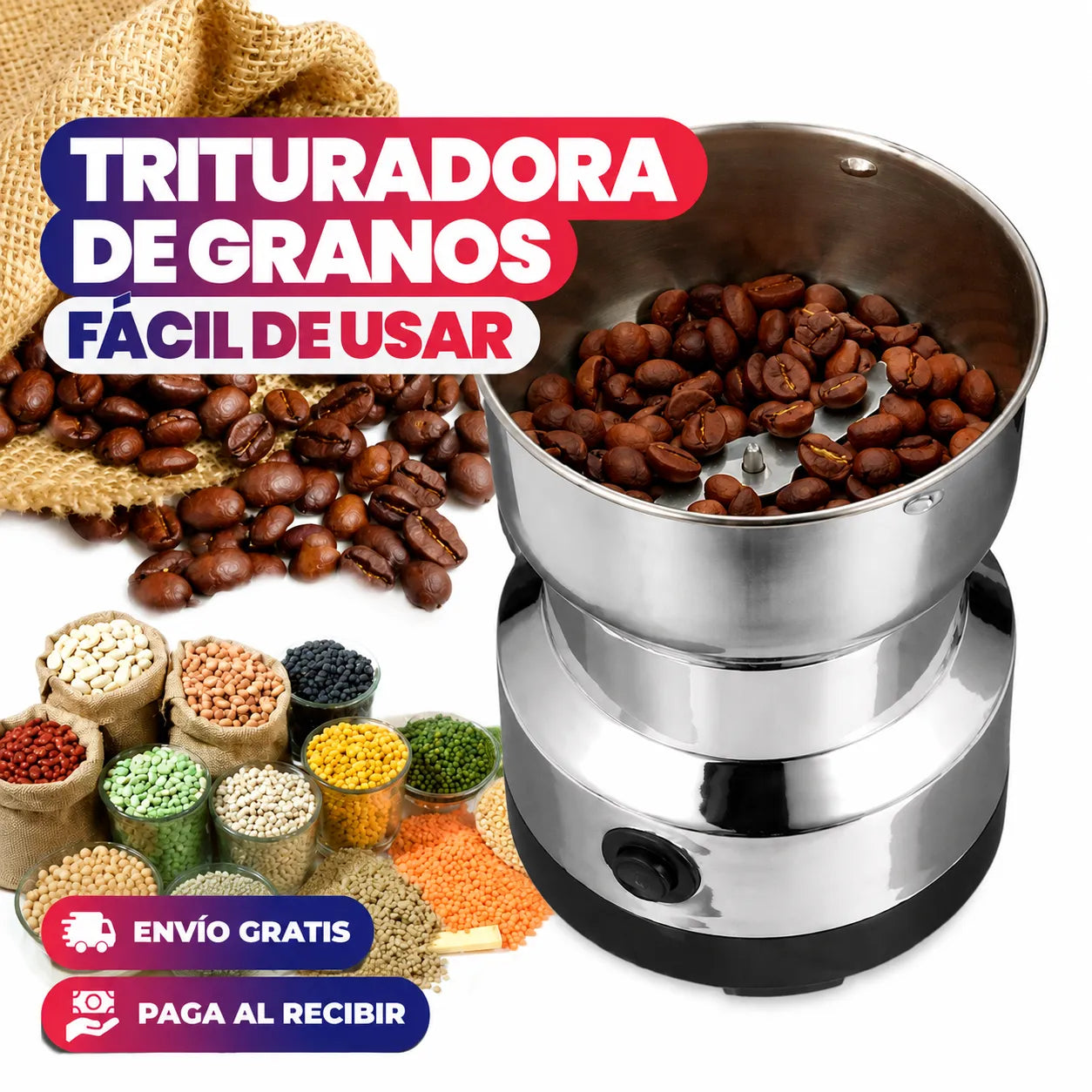 MOLINILLO MultiGrind Pro para el Hogar   APROVECHA 50% OFF, ENVIO GRATIS Y PAGAS AL RECIBIR